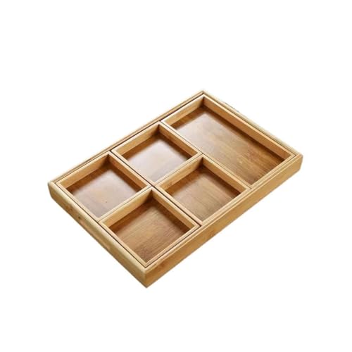 Bandeja Bandeja de merienda de té de la tarde for el hogar de estilo chino, bandeja de almacenamiento de tazas de té for sala de estar, bandeja de pastelería for restaurante de té Organizador De Escri