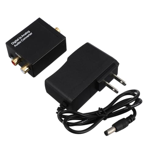 Anneome Adaptador Dispensador De Conversor De Áudio 3 5Mm Jack Dac Conversor Digital Para Tv Convers