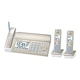 【優良 防犯 電話機 推奨品】 パナソニック デジタルコードレスFAX KX-PD750DW-N 子機2台付き 迷惑電話相談機能搭載 「温度・湿度アラーム」搭載 見てから印刷機能 シャンパンゴールド