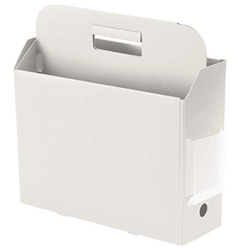 Plus FL-126BF 76-122 File Box, PP Carrying Box + A4, White