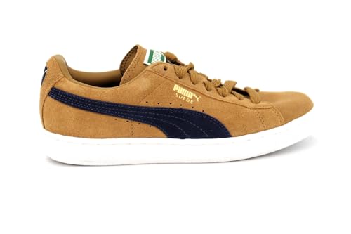 Image of PUMA Unisex Adults' Suede Classic+ Fashion Sneakers, Brown Bistre Peacoat, 6 UK