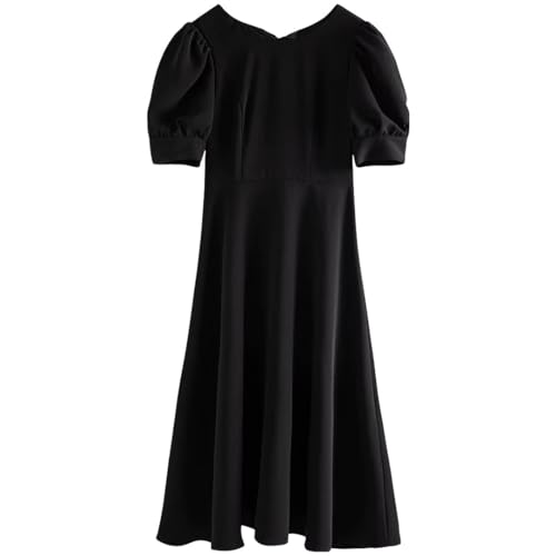 Women's Dresses French Elegant Temperament A-Line Midi Gown with Back
