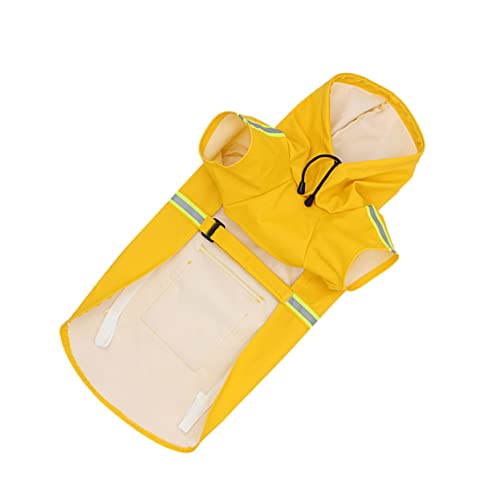 VICASKY Pet Raincoat Dog Reflective Rain Poncho for Small Medium Dogs Outdoor Activities