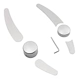 XMT-MOTO Curved Swingarm Frame Inserts & Pivot Bolt Fit For Harley Softail Fat Boy Chrome