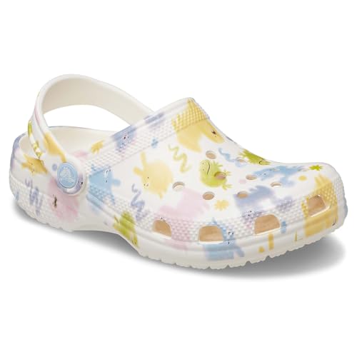 Image of Crocs Unisex-Child Classic Watercolor Marbled Clog