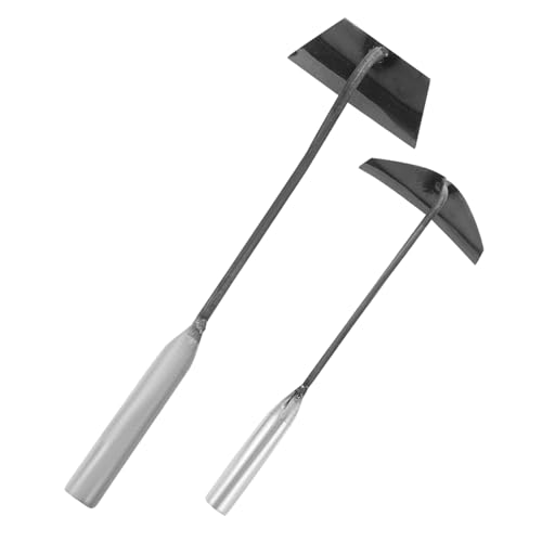 Garneck Portable Rake Hand Hoe Set Garden Tools for Gardening Weeding Puller Uprooting Gardening Tool Set