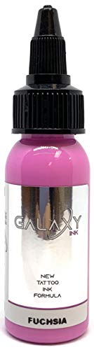 GALAXY INK - Tattoo ink - FUCHSIA 1oz (30ml) - best colors and blacks - Vegan