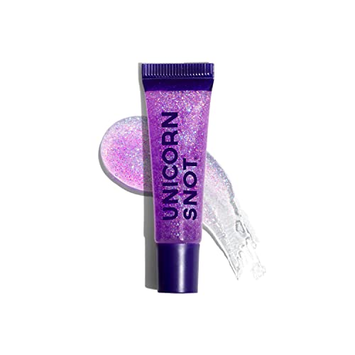Unicorn Snot Holographic Glitter Lip Gloss - Cosmetic Grade - Sparkle Your Lips For Festivals, Rave Makeup, Fairy Face Paint - Vegan & Cruelty Free 0.37Fl Oz (Orchid/Holographic Purple) #TOP1
