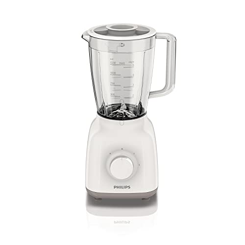 Philips Licuadora y Máquina de Batidos - 400W, Jarra 1.5L, App Recetas, 2 Velocidades + Pulso, ProBlend (HR2100 00)