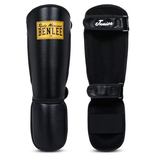 Benlee Rocky Marciano Unisex Jugend Guardian JUNIOR Instep Shin Guards, Black