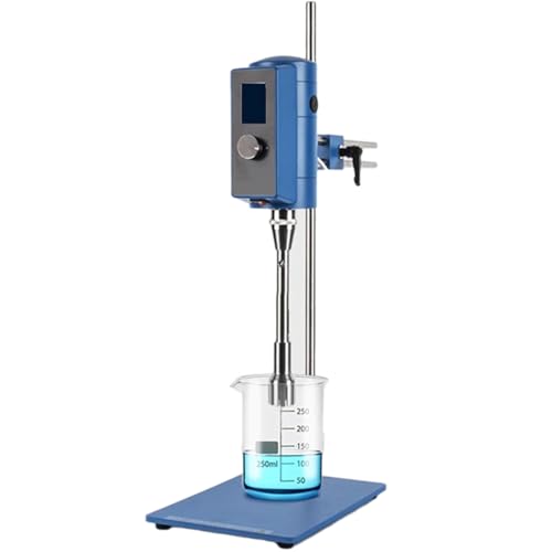 Emulsionante omogeneizzatore ad alta velocità, 500 W regolabile 2000-28000 rpm, frullatore con display digitale per miscelazione fluida, crema, salsa e emulsionazione liquida