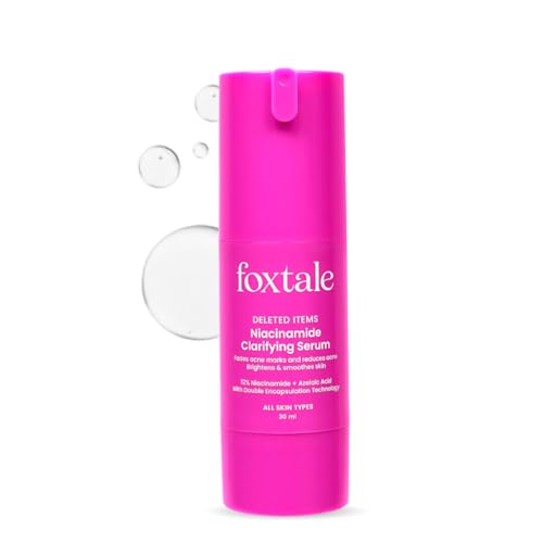 Foxtale 12% Niacinamide Face Serum with Azelaic Acid for Oil Cont...