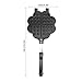 Waffle Maker, Non-stick Waffle Iron with Insulated Handle for Gas Stove 13.8 x 5.5 x 1.2in