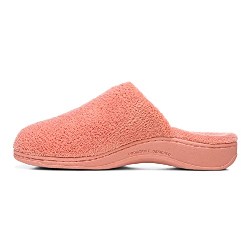 Image of Vionic Women's Gemma Mule Slipper - Comfortable Spa House Slippers that Include Three-Zone Comfort with Orthotic Insole Arch Support, Soft House Shoes for Ladies