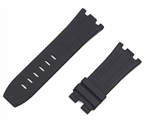 Correa de Reloj de Silicona y Caucho de flúor Natural de 28mm para Correa Ap Audemars y Piguet belt15703 15710 15706