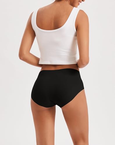 Image of INNERSY Women's Seamless No Show Hipster Panties Invisible Light Underwear 3-Pack