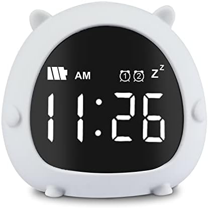 EVETTO Alarm Clock for Kids, Digital Toddler Ok to Wake Clock with Snooze & Night Light for Boys Girls Bedroom