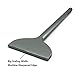 SPKLINE 4.5 Inch Wide Machine Sharpened Tile & Thinset Removal Scaling Chisel Bit Thinset Scraper & Floor Scraper, SDS MAX Shank,Semicircle Shape Scaling Blade, (4.5