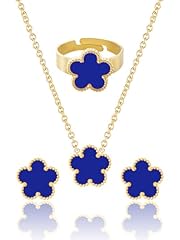 Royal Blue-14K Gold Plated