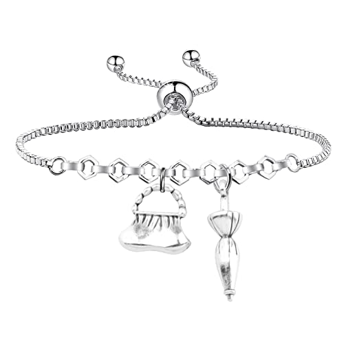 Image of bobauna Mary Inspired Jewelry Practically Perfect in Every Way Bracelet /Necklace Musical Theatre Themed Jewelry Music Lover Gift