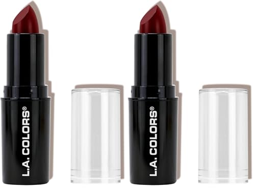 Image of L.A. COLORS Pout Chaser Lipstick, Maraschino Cherry CLIPC860 (Pack of 2)