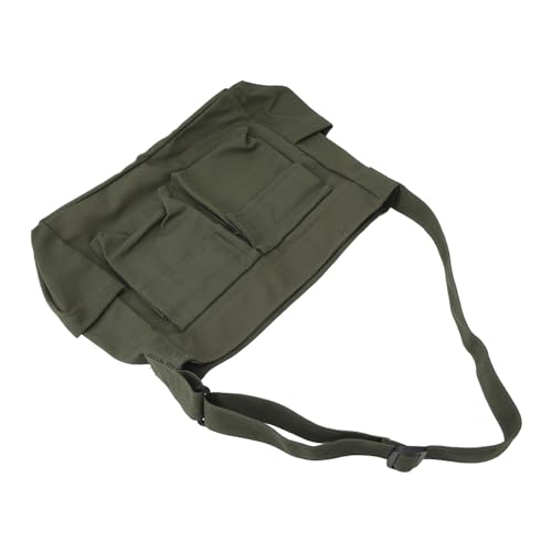 Bolso mensajero tipo canvas con gran capacidad miniatura 3