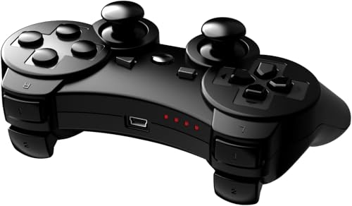 Image of MOVONE wireless Controller for ps3 Rechargeable Game Wireless Controller 2Pack with2 Charging Cables, Compatible with Playstation3
