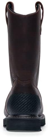 ACE Work Boots Bronco IV, Men's, Women's, Unisex Composite Toe (CT) Slip Resistant Work Boots, Water Resistant, Brown, Men's 8.5 / Women's 10 | Image 4
