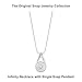 Ginger Snaps Infinity Necklace SN92-56 Interchangeable Jewelry Snap Accessory