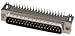 MULTICOMP 5504F1-37P-02-03-F1 D Sub Connector, Formed Pin, D Sub Formed Pin Series, DC, Plug, 37, Metal, Solder