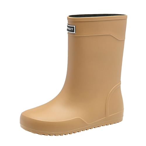 Botas de Caucho Unisex Zapato De Goma Bicolor Suave y Ligero Botas Impermeables Mujer Zapato Unisex Adulto Botines para Hombre Impermeable Antideslizante Suave y Ligero Botines para Hombre