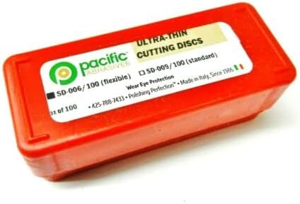 JTS Separating Discs Ultra-Thin 7/8" x 0.2mm Aluminum Oxide .006 Box -100 Made in Italy