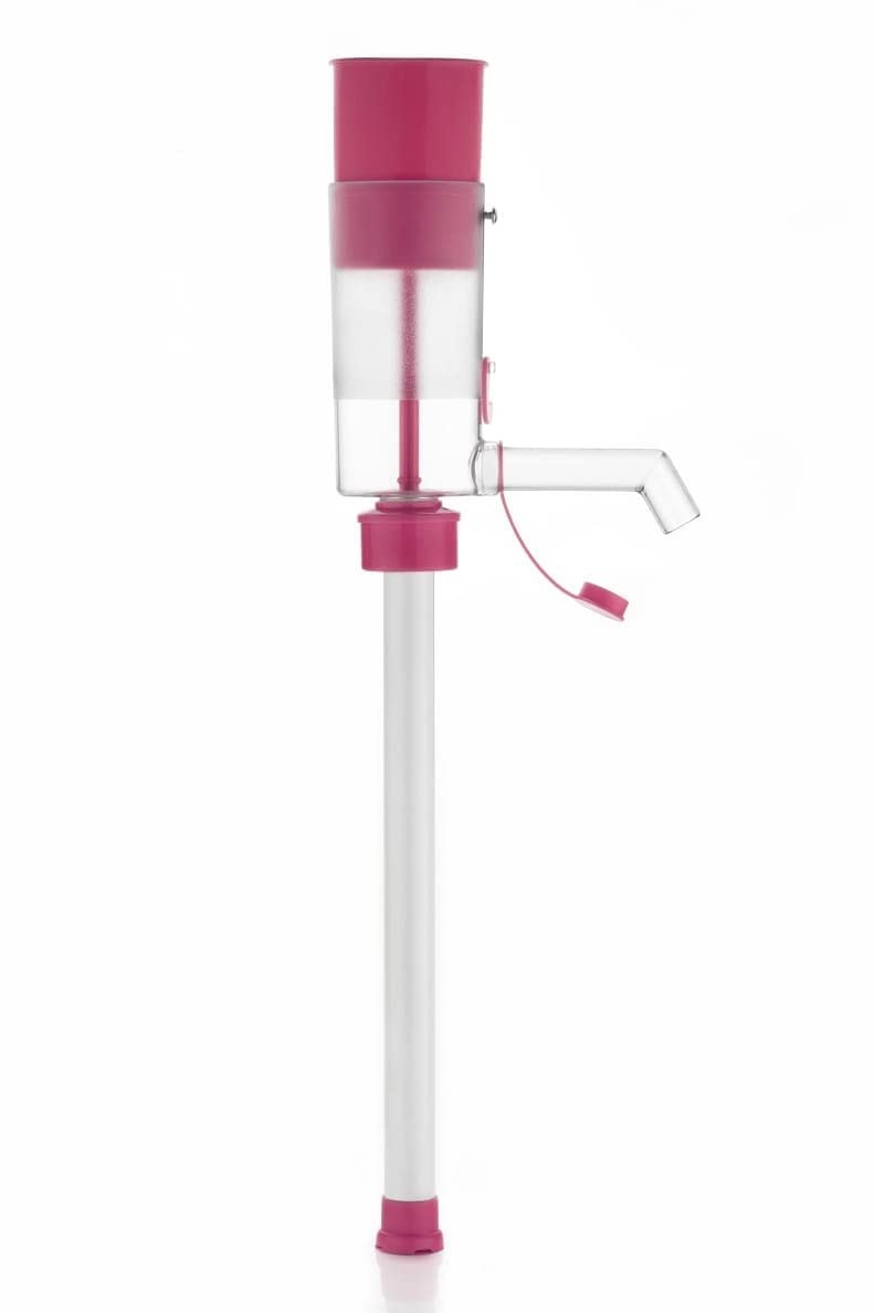 ATETO Oil Pump for Kitchen Plastic Hand Manual Oil Dispenser for Oil Drums (15 Kg Oil Tin) Oil Pump Plastic Dispenser for Kitchen Heavy Quality Material (pack of 1) Multicolor (NEW OIL PUMP PRIME)-image-4