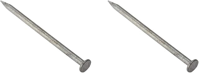ForgeFix Round Head Nails | 5.60 x 125mm | Galvanised | Bag 500gm (Pack of 2)