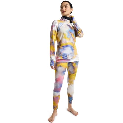 Burton Calça feminina de camada de base de peso médio, Stout White Voyager, P