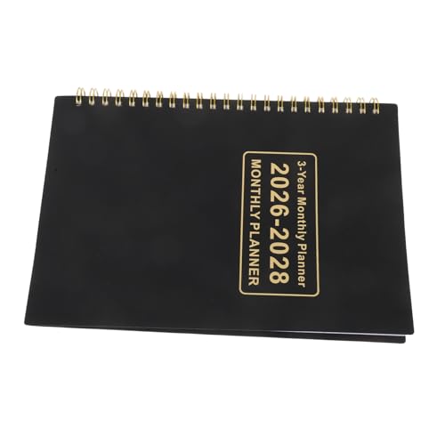 SOPOTUTU 年対応月計画ノート 学習とスケジュール管理向け 年間スケジュール手帳 タスク追跡用ポータブルアジェンダ