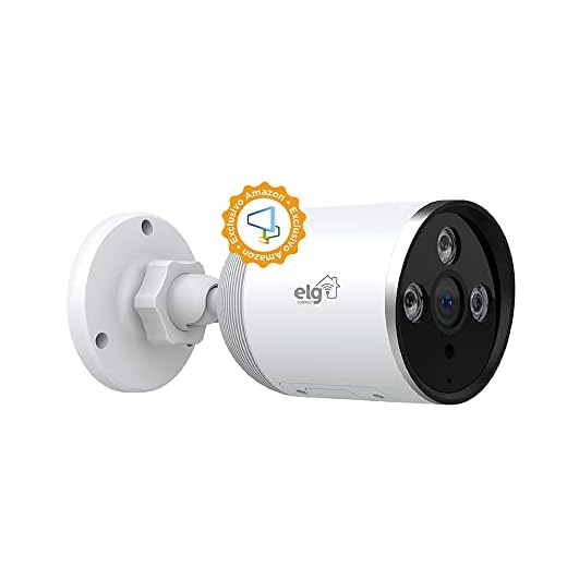 Câmera Inteligente Externa Wi-Fi Full Color, Áudio Bidirecional, Full HD, Compatível com Alexa - SHCF602 ELG