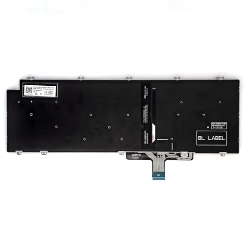 Image of Replacement Keyboard for Dell Latitude 5520 5521 5530 5531 5540,Latitude 15 3540, Precision 3560 3561 3570 3571 3580 3581 7670 7680 7770 7780 Series Laptop US Layout with Backlit N7N16 0N7N16
