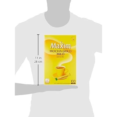 Maxim Mocha Gold Mild Coffee Mix 12g X 100pc (2.64 Pound)