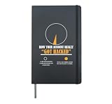 Cyber Security Phishing Scam Awareness Account Humor Hardcover Journal, Black