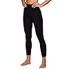 RBX Active Women's Running Yoga High Waist Ankle Length Ribbed Legging, Textured
