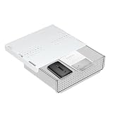 Erweiterbare Desktop-Tabletts, unter dem Schreibtisch montierte Schiebeschubladen, langlebige platzsparende Tabletts unter dem Schreibtisch mit Acrylkleber, Organizer für Zubehör unter dem Schreibtisc