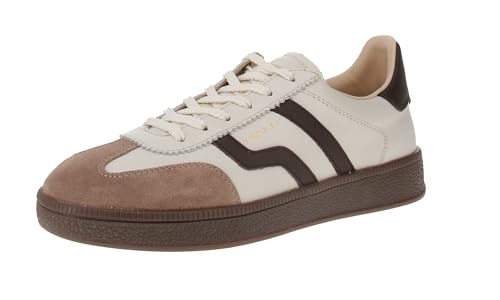GANT FOOTWEAR Damen CUZIMA Sneaker, Off White/Brown, 39 EU