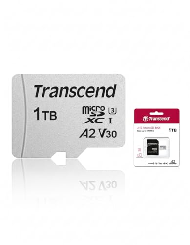 microSDXCカード 1TB Class10 UHS-I U3 U1 V30 A2 SD変換アダプタ付き TS1TUSD300S-A