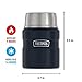 THERMOS Stainless King Vacuum-Insulated Food Jar with Spoon, 16 Ounce, Midnight Blue
