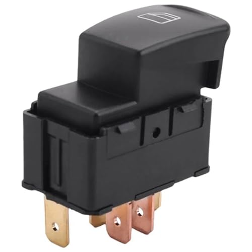 Interruptor elevación ventana coche Mercedes Benz Smart Forfour 454 negro ABS