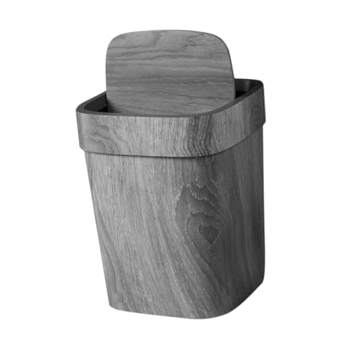 KOMBIUDA caneca de basura rectangular con tapa oscilante