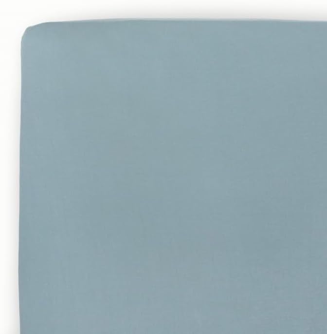 Little Unicorn Sábana de cuna de punto elástico prémium Súper suave con elasticidad óptima (Harbor)