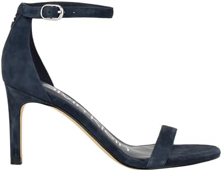Calvin Klein Women's Fairy Heeled Sandal, Navy 400, 8.5 | Image 4