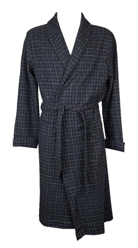 Robe de chambre homme RAGNO longue contre le froid en coton de qualité